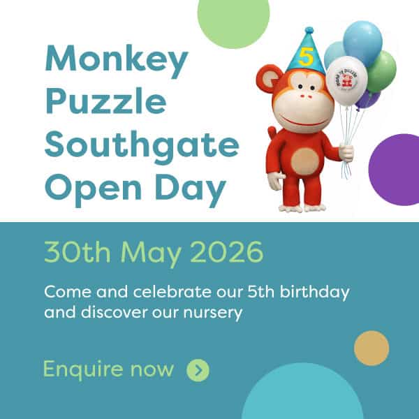 Stay and Play Sessions for Under 3s at Monkey Puzzle Southgate